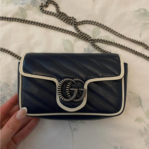 Gucci Handbags - Gucci Super Mini GG Marmont Matelás